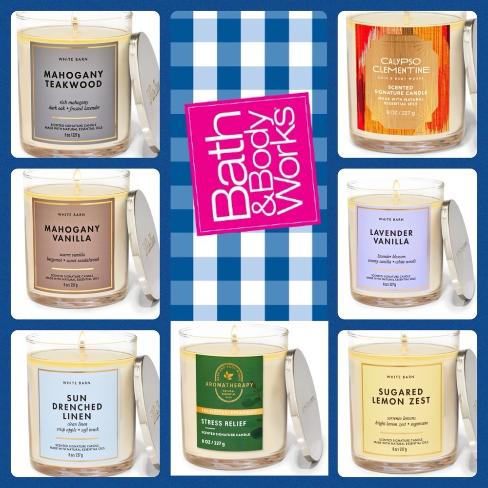 BATH & BODY WORKS single wick candles